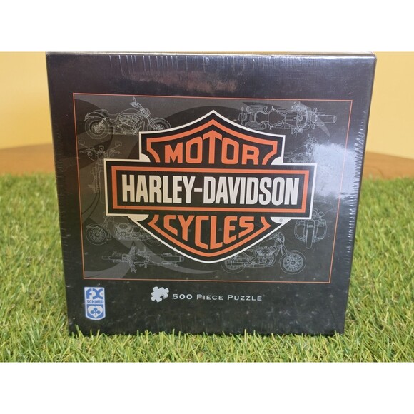F.X. Schmid Other - FX Schmid Harley Davidson Motor Cycles 500 Piece Puzzle #81319 New Sealed* 24×18